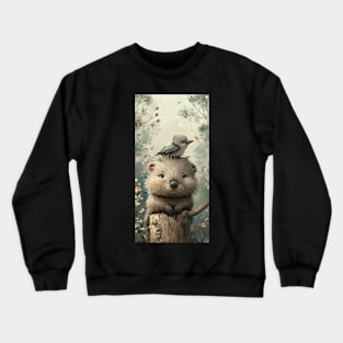 The wombat and the kookaburra! Crewneck Sweatshirt